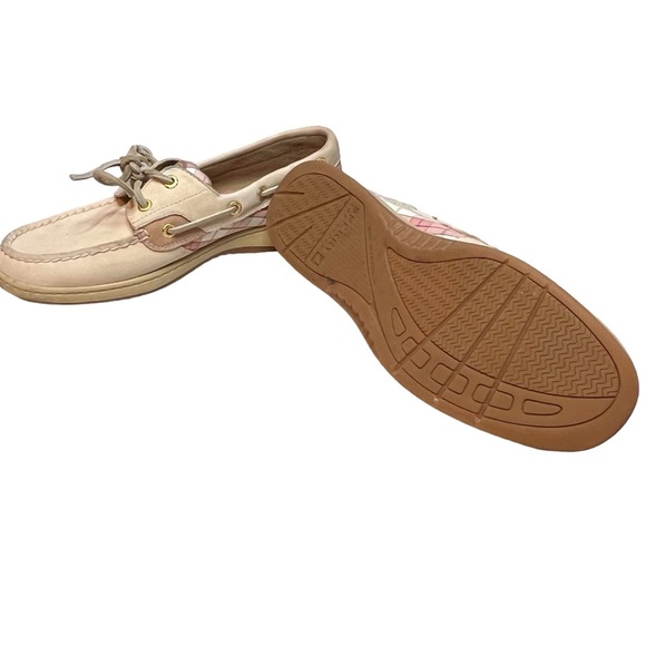 Sperry Womens Top Sider Driving Boat Leather Lace Up Tan Shoes Size 8M - Picture 7 of 7